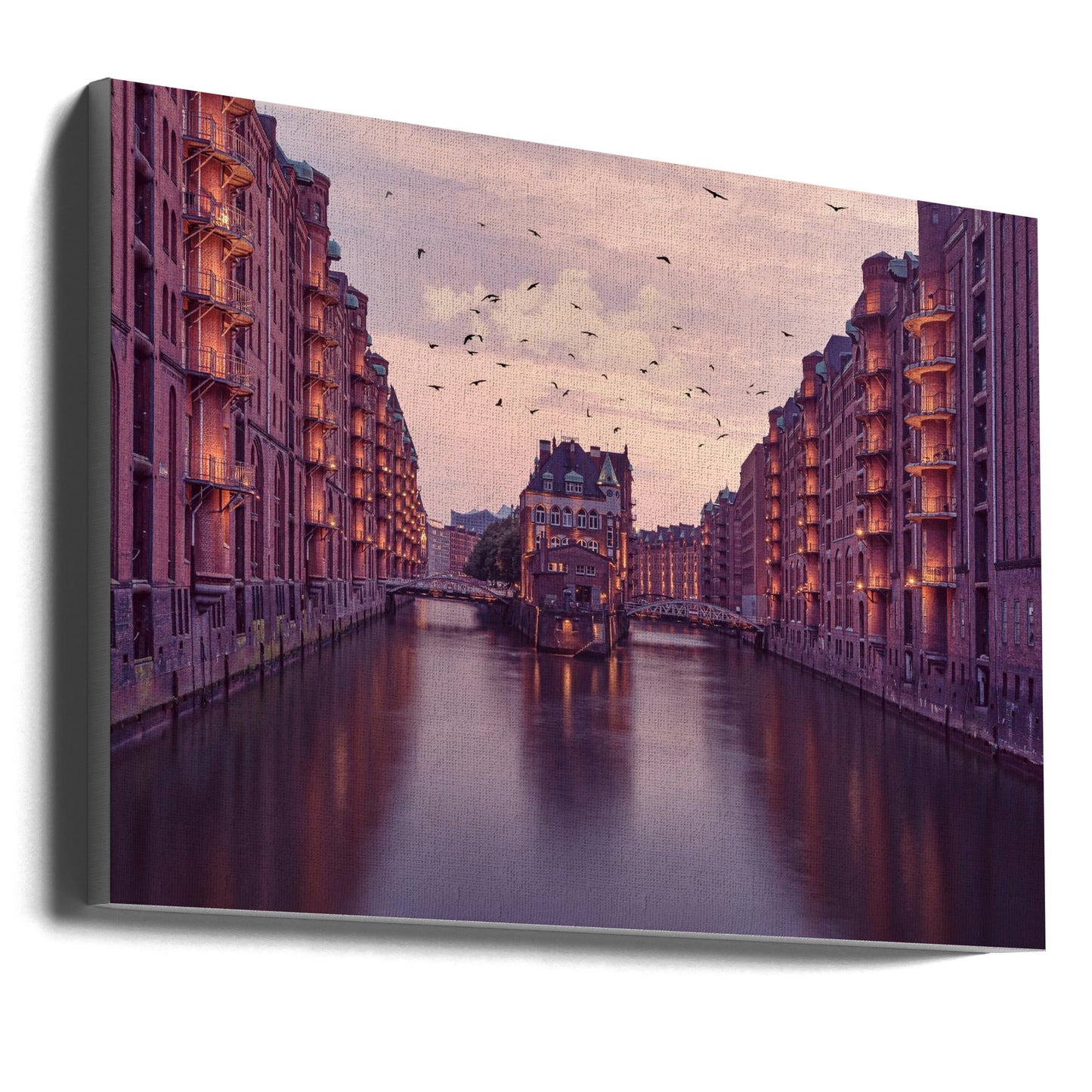 Wandbild – Stadt der Lagerhäuser