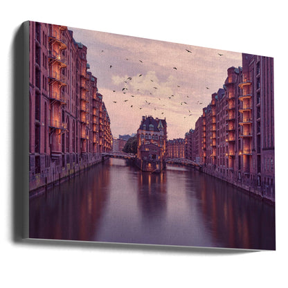 Wandbild – Stadt der Lagerhäuser