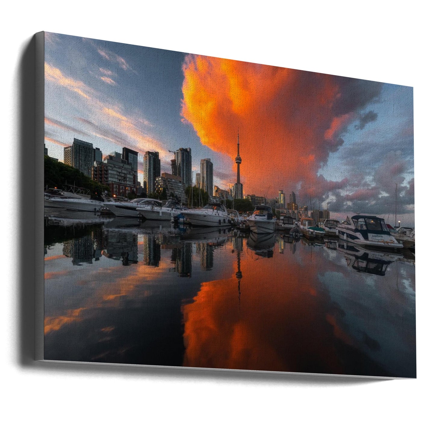 Wandbild Burn in Toronto Leinwandbild