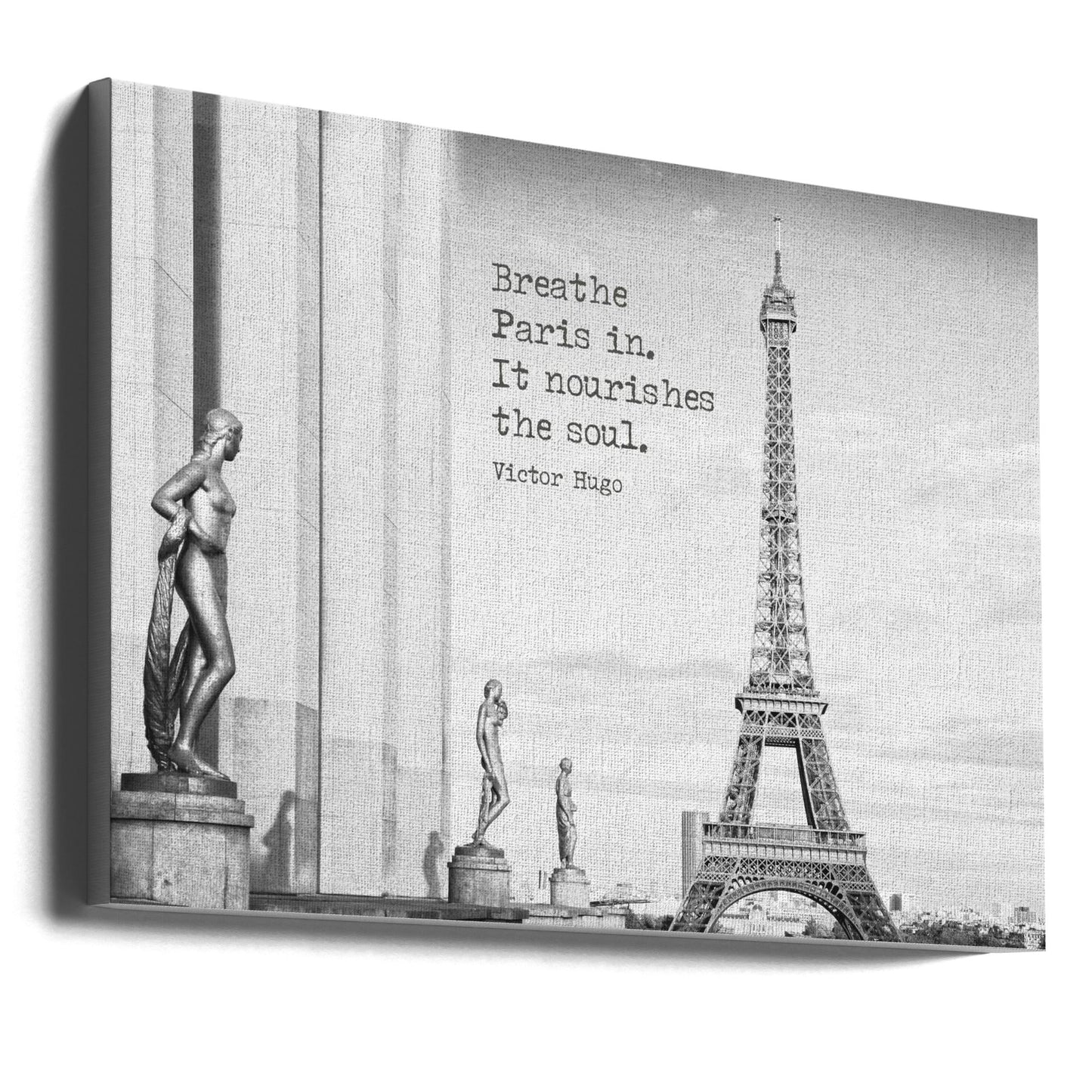 Wandbild Atme Paris ein