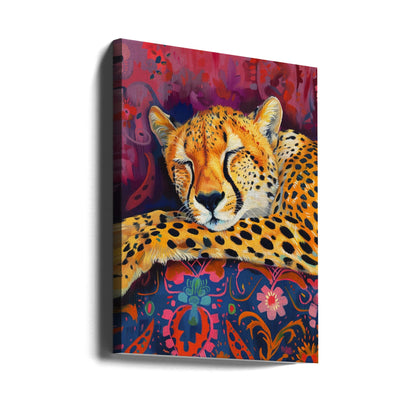 Wandbild Ruhender Gepard