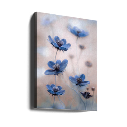 Wandbild Kosmos blau