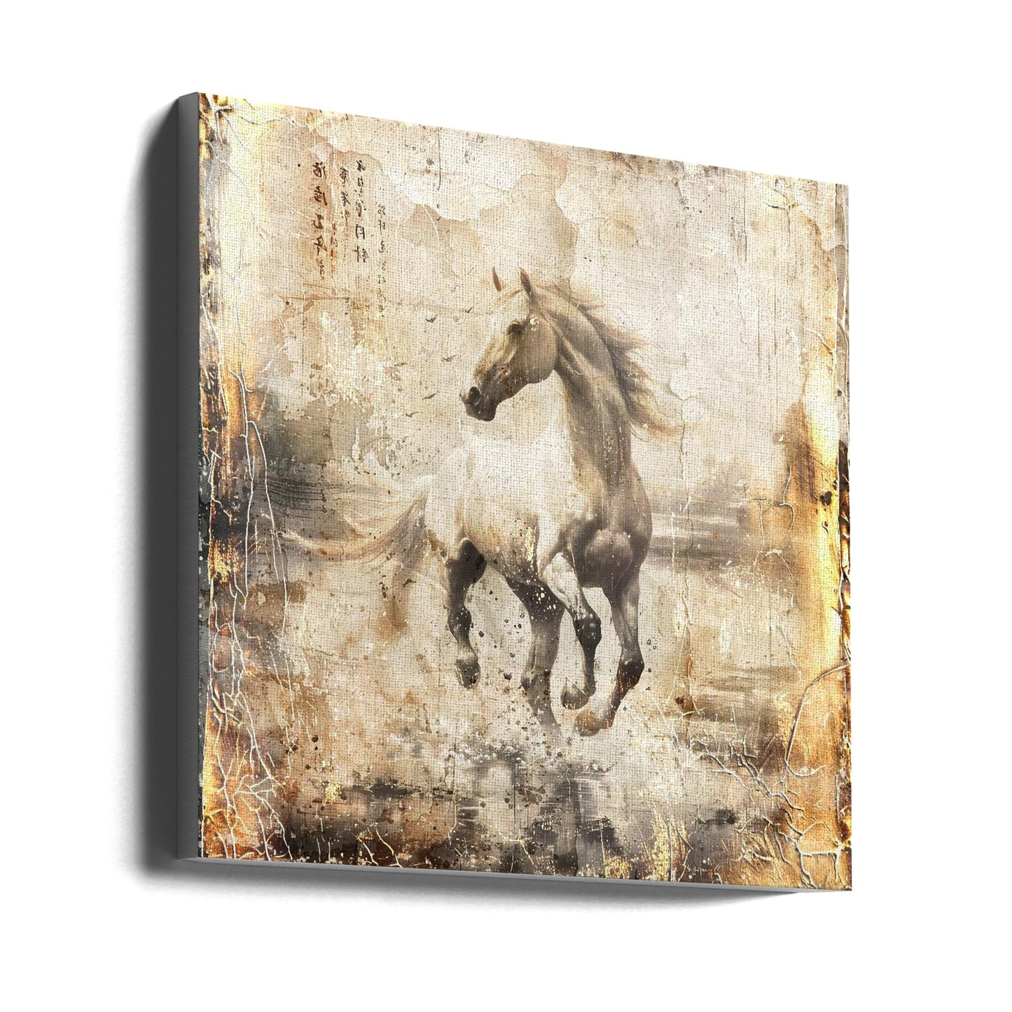 Pferd Vintage Kunstillustration 16