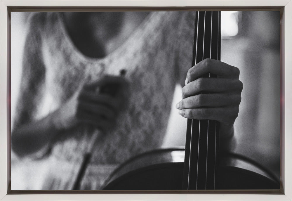 Wandkunst-Pause für das Cello