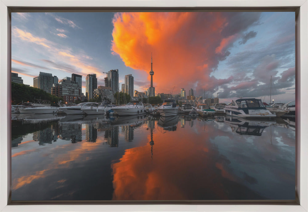 Wandbild Burn in Toronto Leinwandbild