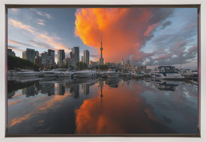 Wandbild Burn in Toronto Leinwandbild