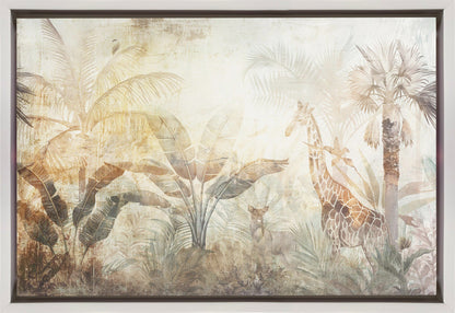 Wandbilder Dschungelblätter Kunstillustration Wandbild 06