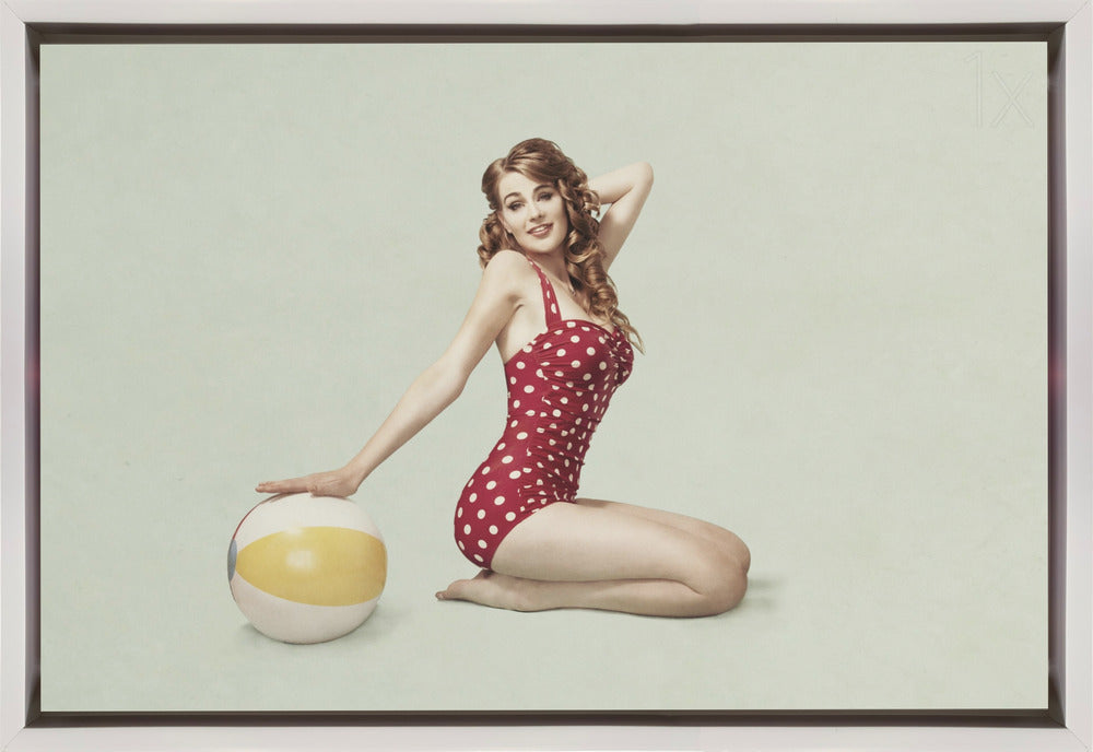 Wandbild Strand Pin-up
