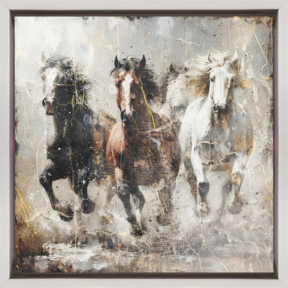 Wandbild Pferd Vintage-Kunstillustration 15