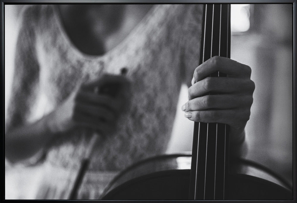 Wandkunst-Pause für das Cello