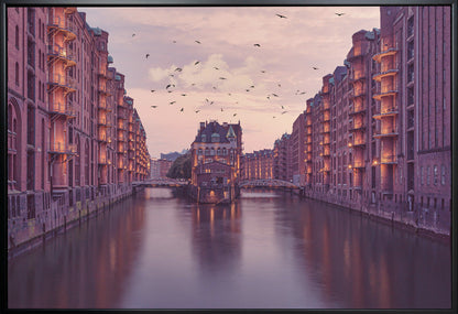Wandbild – Stadt der Lagerhäuser