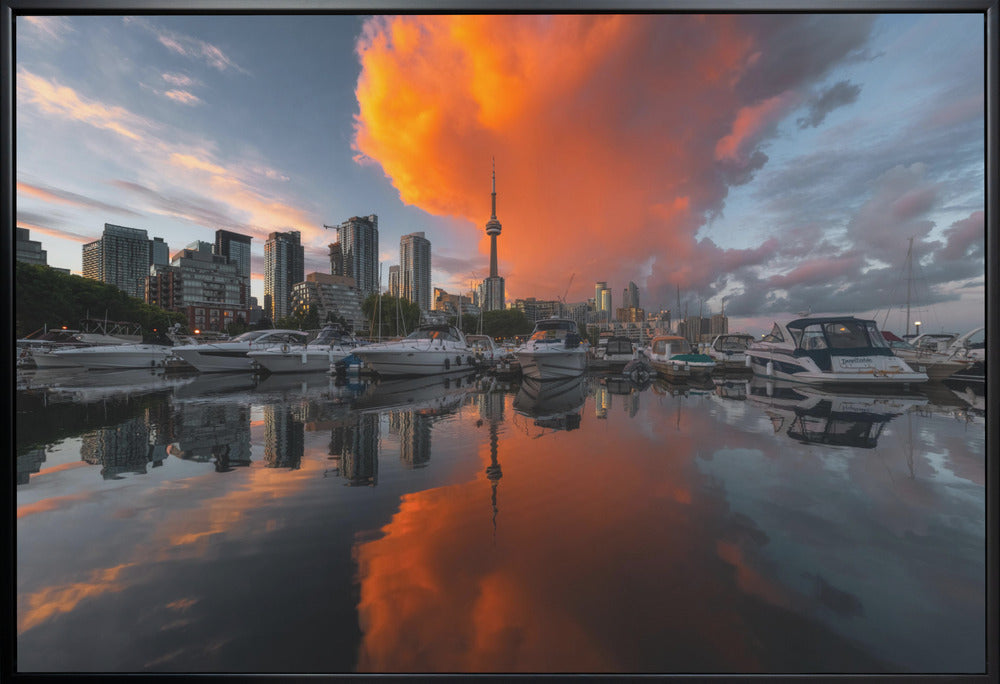 Wandbild Burn in Toronto Leinwandbild