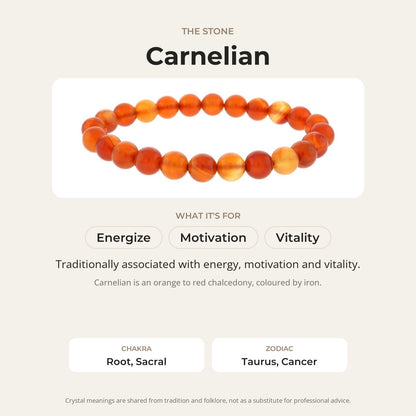 Carnelian A Round Bracelet