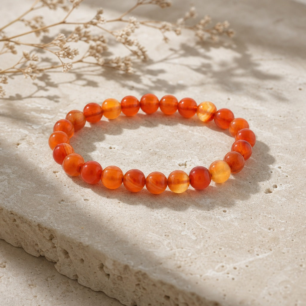 Carnelian A Round Bracelet