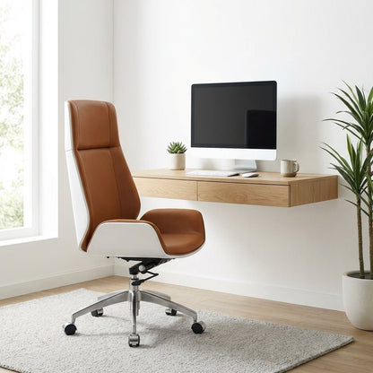 Cartagena Premium Two-Tone Leather Office Chair