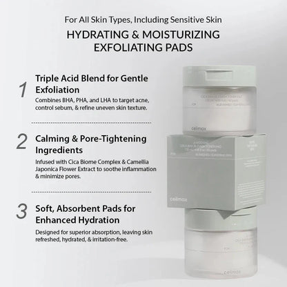 Celimax Ji Woo Gae Cica BHA Blemish Pad 170ml / 60pads
