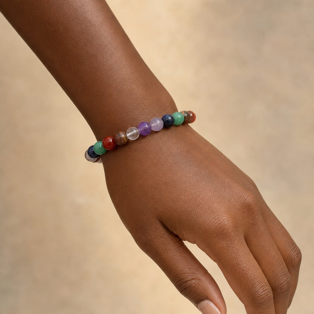 Chakra Stones Bracelet - 8mm