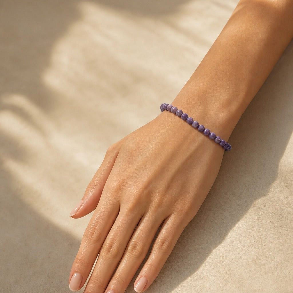 Charoite 7mm Bead Bracelet