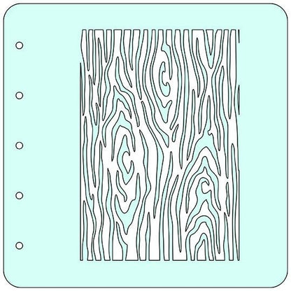 Nellie's Choice Stencil A6 For Magnetic Colour Set Bark