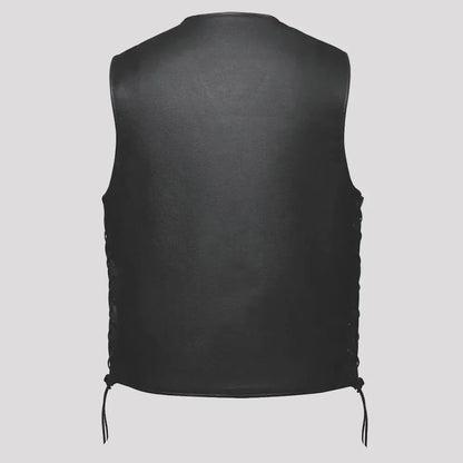 Unik International Men's Laced Side Motorcycle Vest