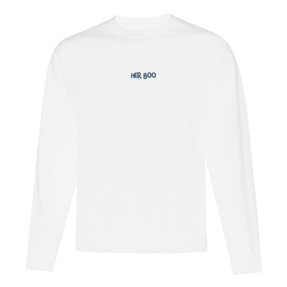 Crewneck "Her Boo" brodé
