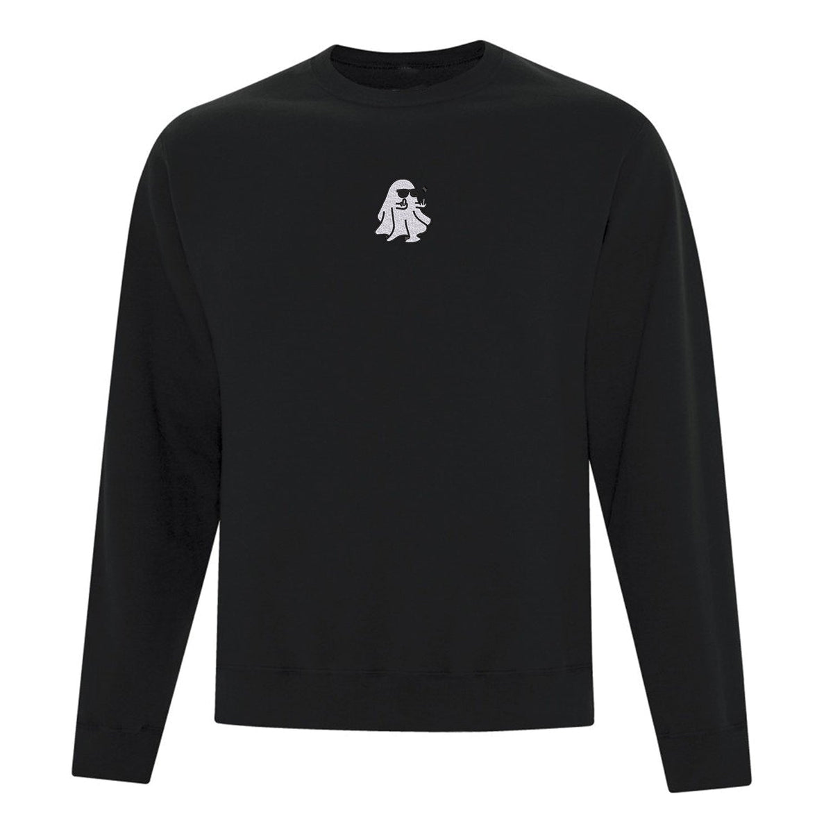 Crewneck Ghost à lunettes brodé