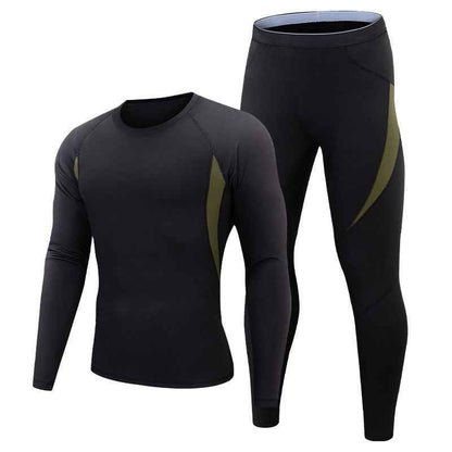 Men’s Thermal Sports Workout Set – Warm Athletic Base Layer Underwear