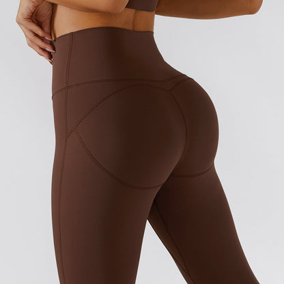 Women’s Ribbed One-Shoulder Yoga Set – Backless Sports Bra & Yoga Pants