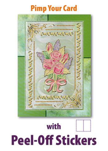 Luxury Dress Up Cards - Blue Oval