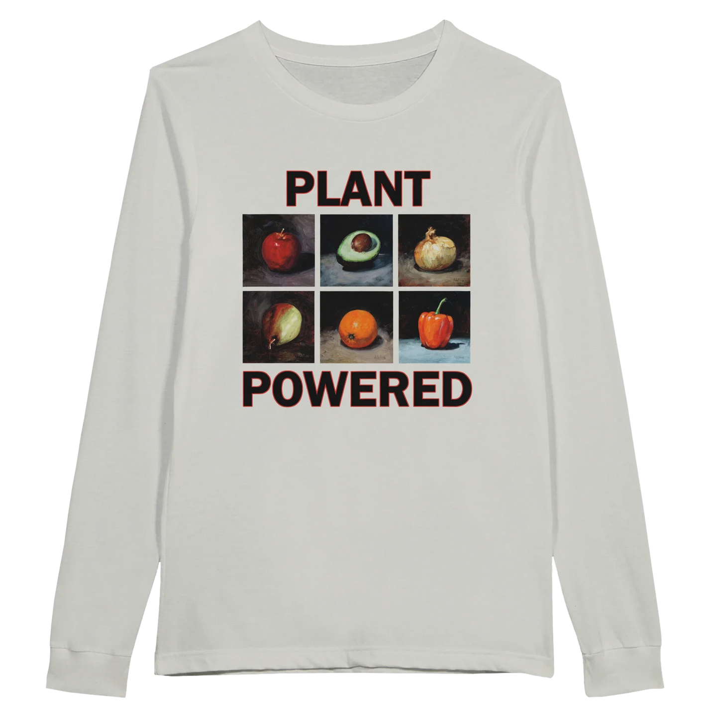 Plant Powered Long Sleeve T-Shirt – Comfortable Cotton Tee