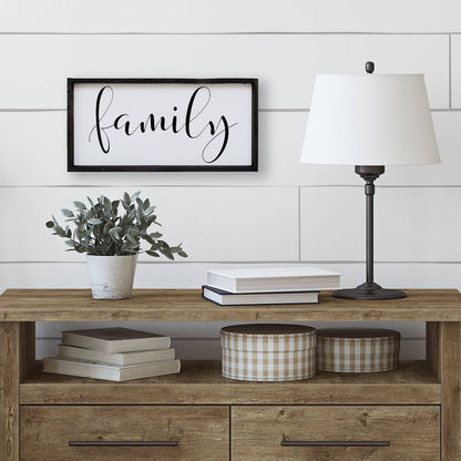 Family Wood Sign - AURABAGS SHOP