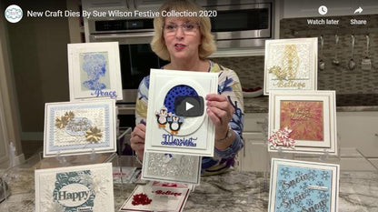 Dies by Sue Wilson Festive Greetings of the Season
