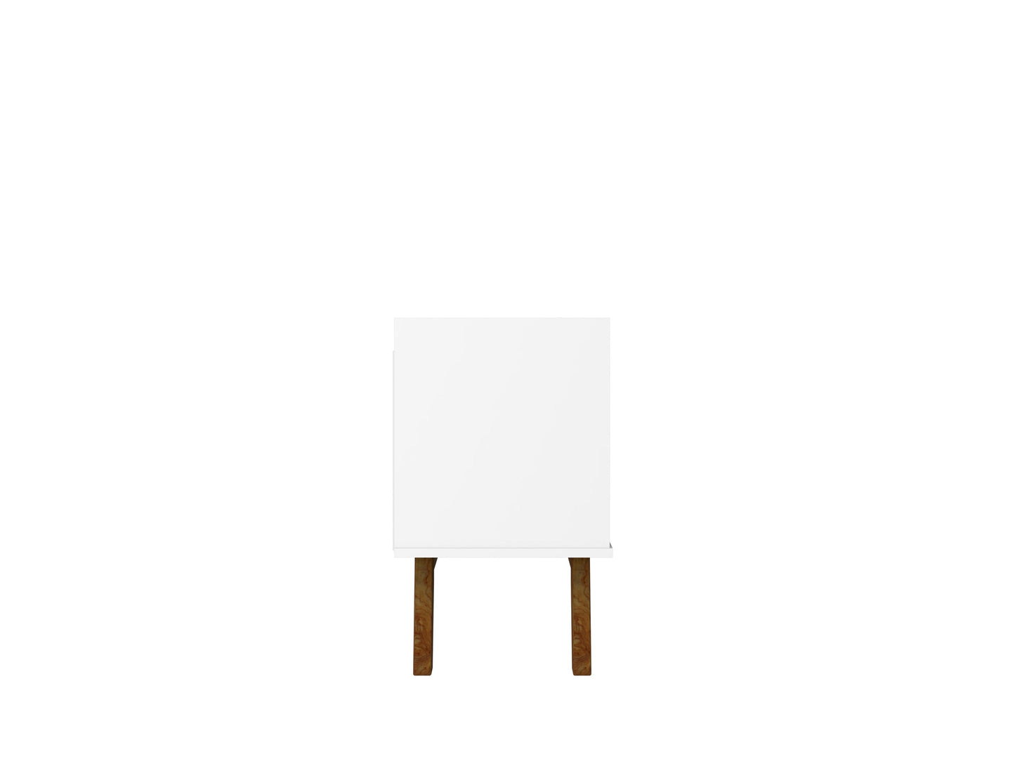 Malmo Modern 70.8" TV Stand with 2 Drawers - White/Brown