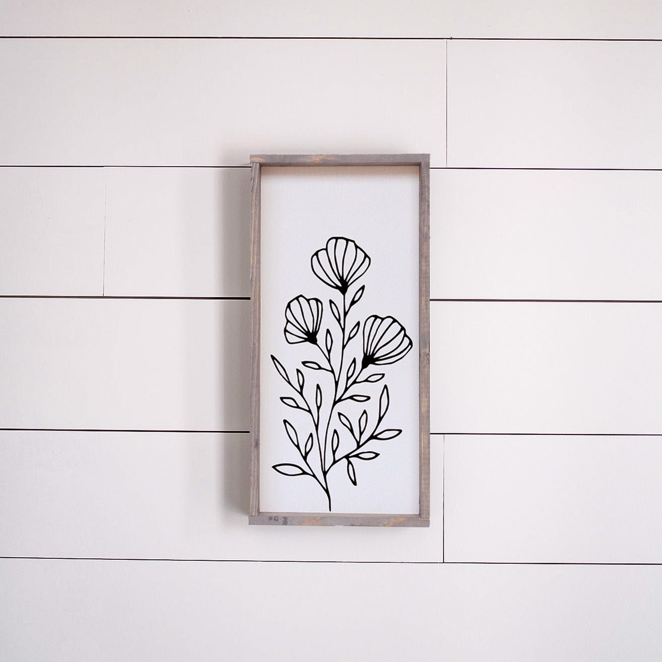 Flower Bouquet Wood Sign - AURABAGS SHOP