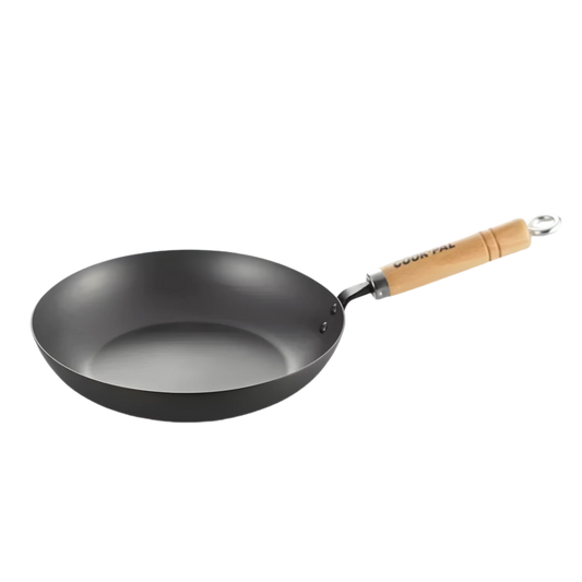 Yoshikawa Cook-Pal Ren Nitrided Carbon Steel Fry Pan 24cm – Made in Japan