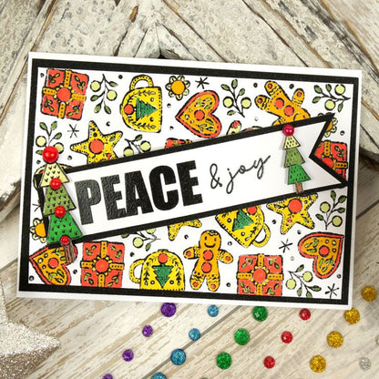 For the Love of Stamps - A Patterned Christmas
