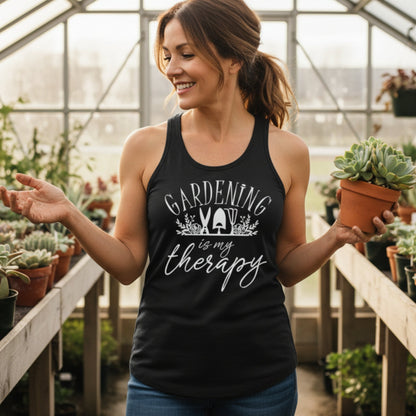 Gardening Is My Therapy Tank Top