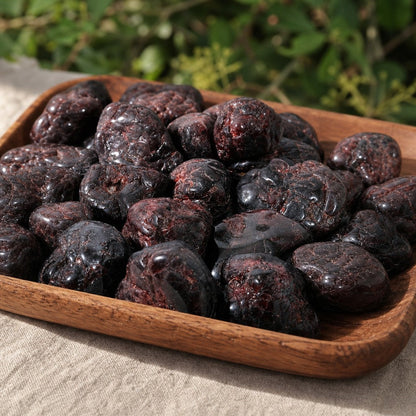 Garnet A Tumbled Stone - Free Form - 1lb