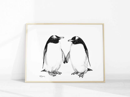 Gentoo Penguins - Print
