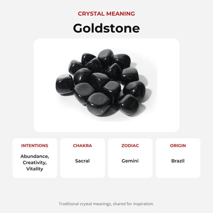 Green Goldstone Tumbled Stones (Synthetic)