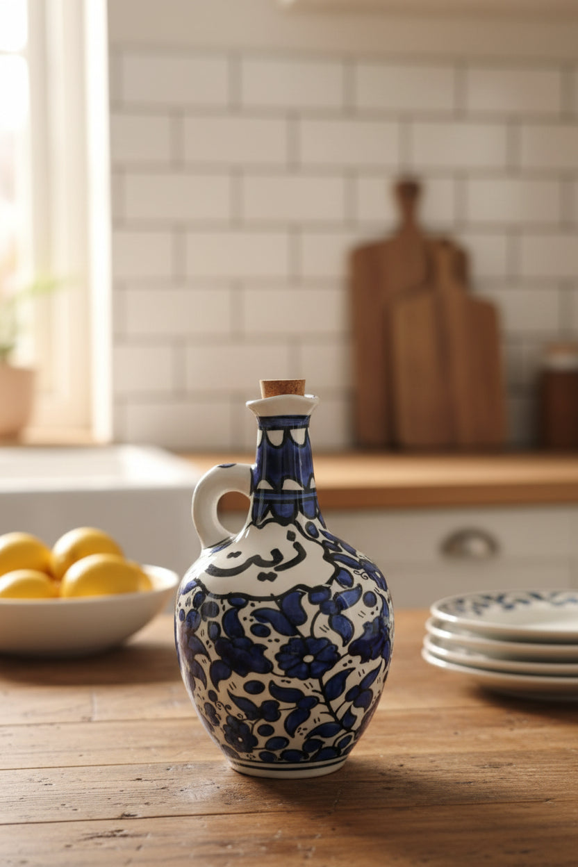 Handgemachter Keramik-Ölspender