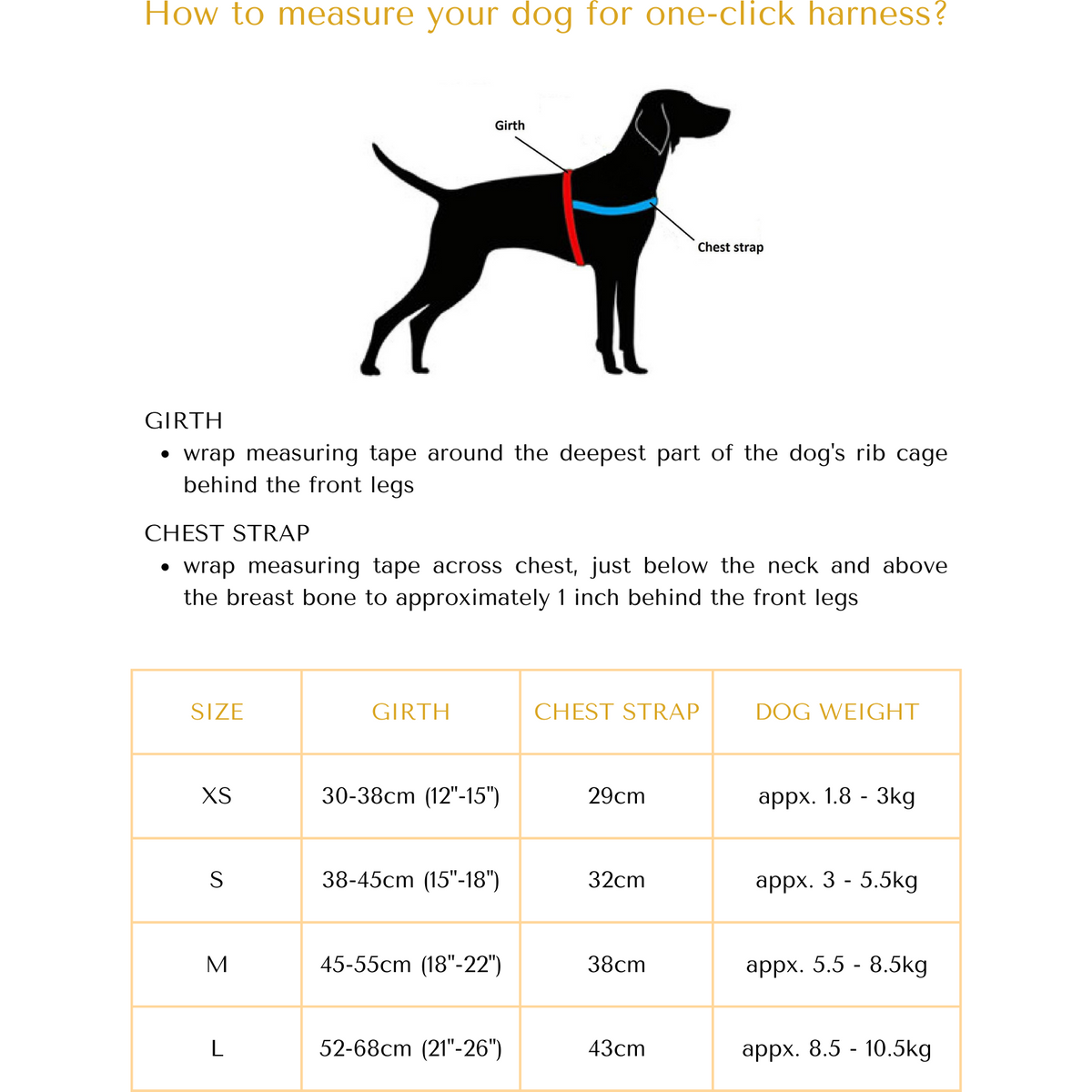 Medallion One-Click Dog Harness