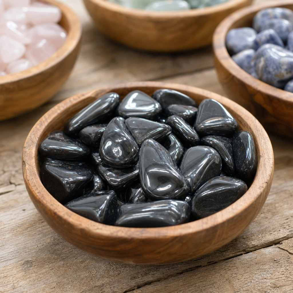 Hematite Tumbled Stones