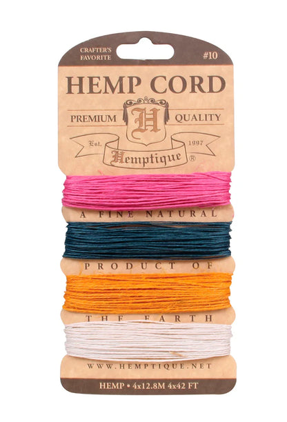 Hemptique #10 Hemp Cord Card Set
