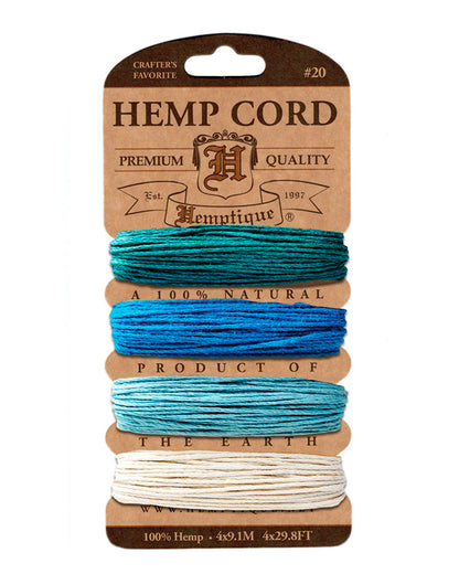 Hemptique #20 Hemp Cord Card Set
