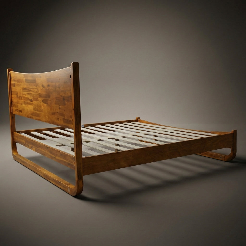 Sunset Solid Wood Bed Frame