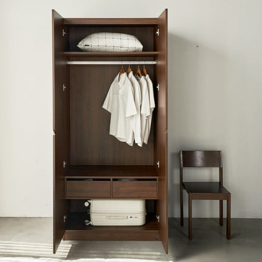Hobro 301 Two-Door Wooden Wardrobe