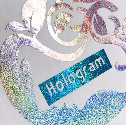 XVINYL Holographic Sparkle HTV - Heat Transfer Vinyl (Red), 12x10", 5 Sheets