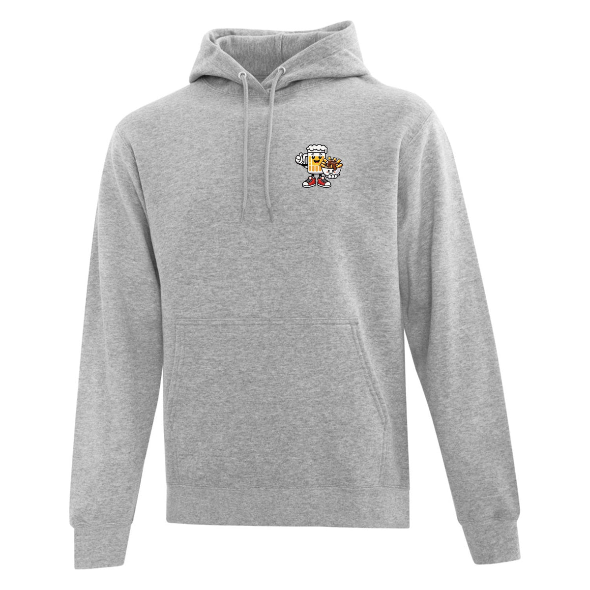 Hoodie "Recette du bonheur" imprimé