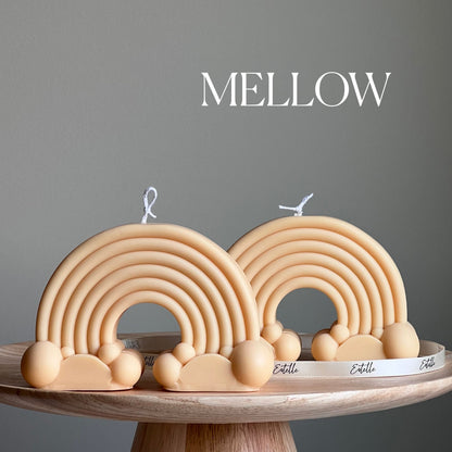 Regenbogenwolke Sojawachskerze: Handgemachtes Babyzimmer Deko Geschenk